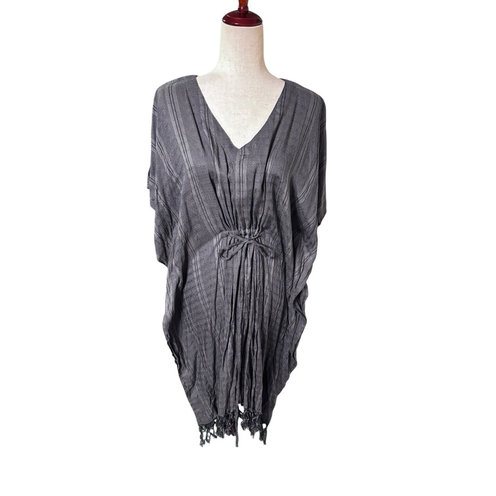MerSea Blue White Stripe Dress Nautical Vacation‎ Coastal Size L/xl